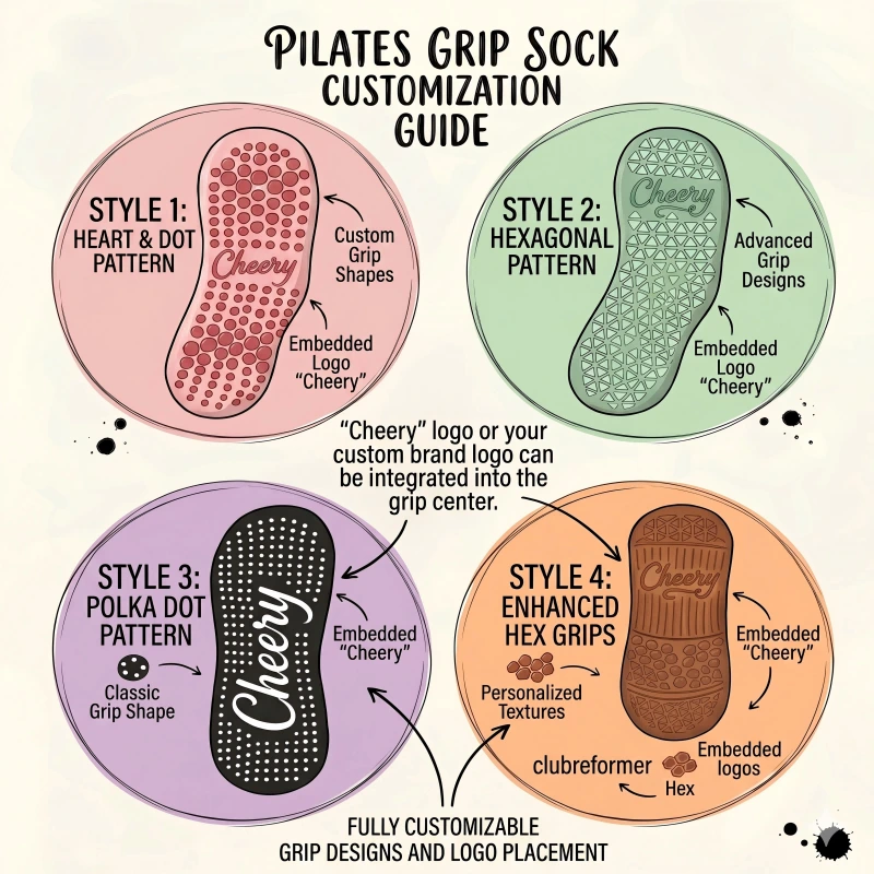 customized pilates grips
