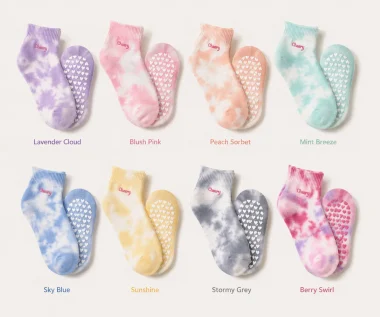 Custom Tie-Dye Pilates Socks
